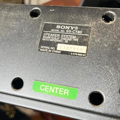 LOT 85C: Sony 5-Disc DVD Home Theater System with Speakers - HCD-HDX275