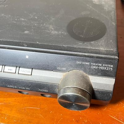 LOT 85C: Sony 5-Disc DVD Home Theater System with Speakers - HCD-HDX275