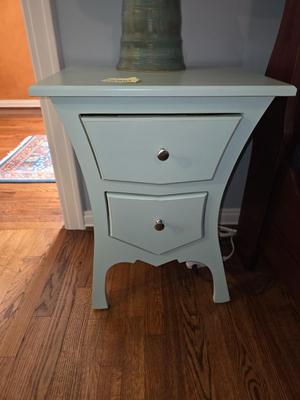 Light Blue End Table