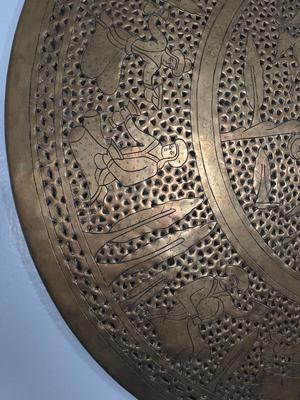 Brass wall decor