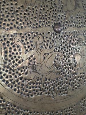 Brass wall decor