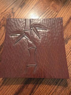 Decorative wood plafe