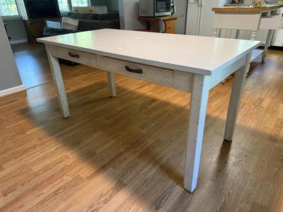 Farmhouse Table with Drawers