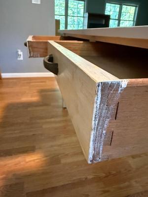 Farmhouse Table with Drawers