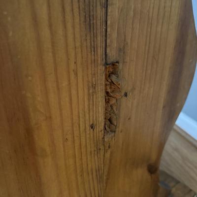 Tile Topped Wood Table