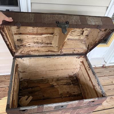 Rustic Camel Back Trunk
