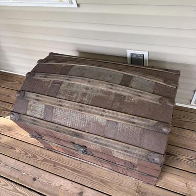 Rustic Camel Back Trunk