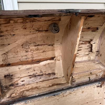 Rustic Camel Back Trunk