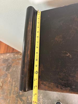 Vintage Chinese Style Carved Console / Altar Table with Scroll Ends