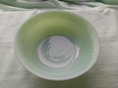 VINTAGE GLASS-REFRIDGERATOR DISH WITH LID- CANDY DISH AND FIREKING BOWL
