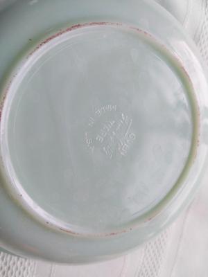 VINTAGE GLASS-REFRIDGERATOR DISH WITH LID- CANDY DISH AND FIREKING BOWL
