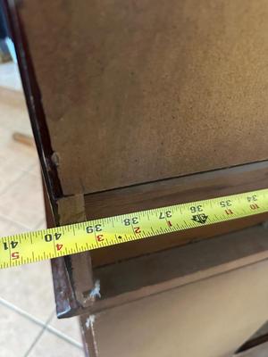 Wood Roll-Top Desk with Drawers & Cubbies