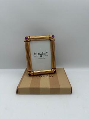 Bombay Amethyst and Gold Frame