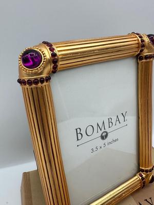 Bombay Amethyst and Gold Frame
