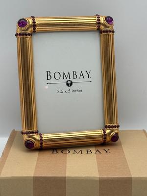 Bombay Amethyst and Gold Frame