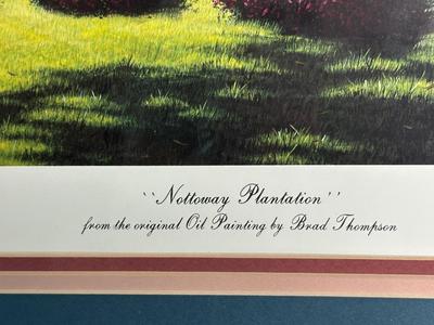 Brad Thompson Signed & Numbered Print Nottoway Plantation