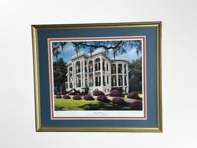 Brad Thompson Signed & Numbered Print Nottoway Plantation