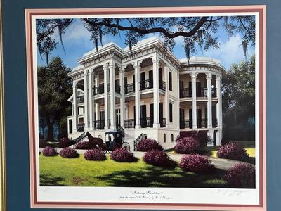 Brad Thompson Signed & Numbered Print Nottoway Plantation