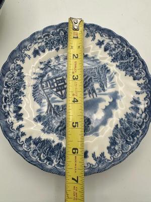 Churchill Blue & White Transferware Dishes