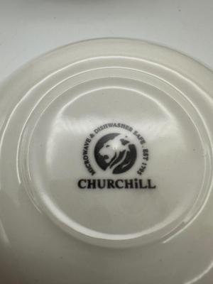 Churchill Blue & White Transferware Dishes