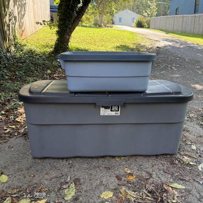 Two Storage Totes