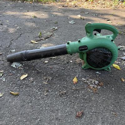 Troy-Built Mower & Hitachi Blower with Three Gas Cans