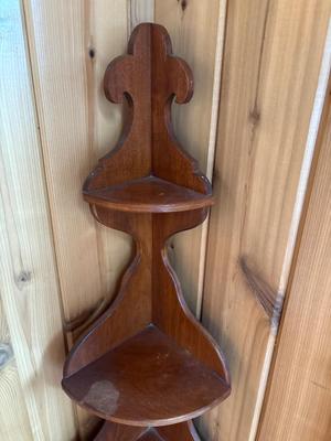 Sale Photo Thumbnail #67: 46 h x 12 d.  Cute corner cabinet