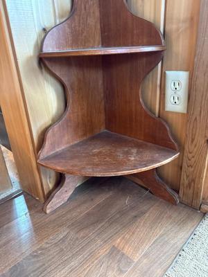 Sale Photo Thumbnail #68: 46 h x 12 d.  Cute corner cabinet