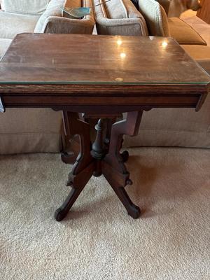 Sale Photo Thumbnail #79: 24x16x28.5z. Cute table, top could use some love
