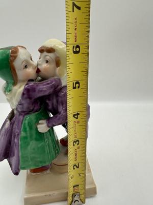 Vintage Goldcastle Japan Kissing Toothbrush Holder