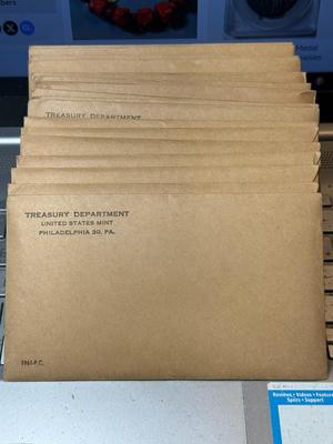 (1) 1961 SEALED U.S. SILVER PROOF SET AS PICTURED. (17-SETS ARE AVAILABLE). $5 DOMESTIC SHIPPING.