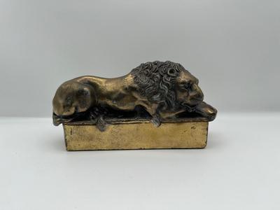 Antonio Canova Vintage Lion Bookend