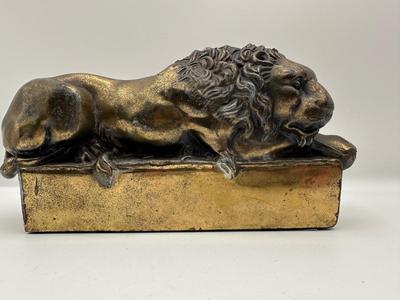 Antonio Canova Vintage Lion Bookend
