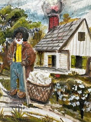 Henry Watson “Old Man Joe” Oil on Reclaimed Cypress