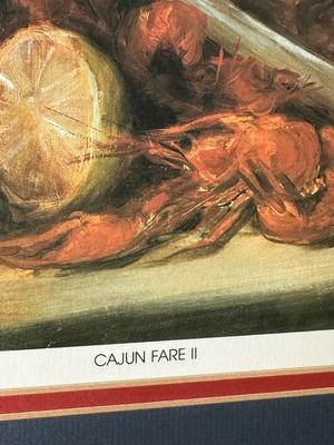 Signed Cajun Fare II Print by Theresa de Perrodil
