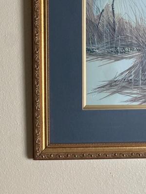 Pair of Framed Signed & Numbered Bird Prints by Binks