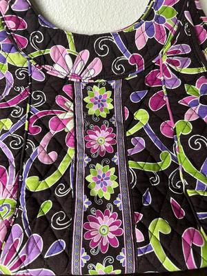 Two Vera Bradley Quilted Bags — Handbag & Wallet/Wristlet