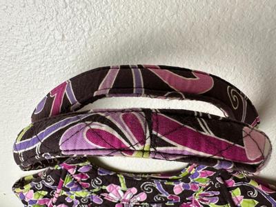 Two Vera Bradley Quilted Bags — Handbag & Wallet/Wristlet