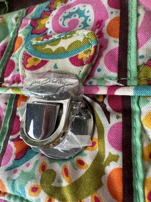 Two Vera Bradley Quilted Bags — Handbag & Wallet/Wristlet