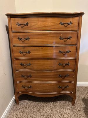Dixie French Provincial 6-Drawer Chest