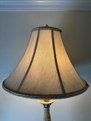 Tall Ornate Decorative Table Lamp with Shade
