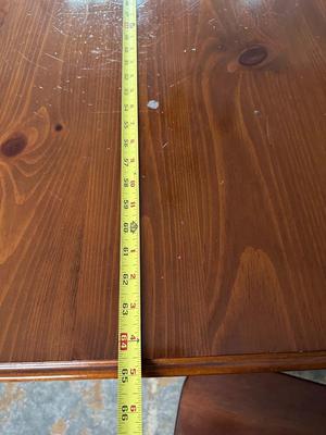 Wood & Metal Dining Table with 6 Chairs