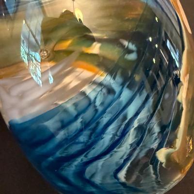 Two Art Glass Paperweights (P-HS)