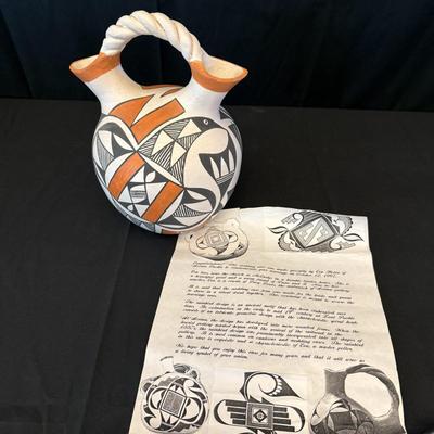 Eva Histia Acoma Pottery Wedding Vase (P-HS)