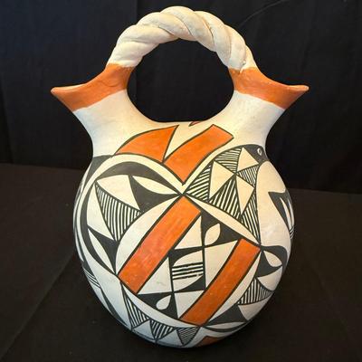 Eva Histia Acoma Pottery Wedding Vase (P-HS)