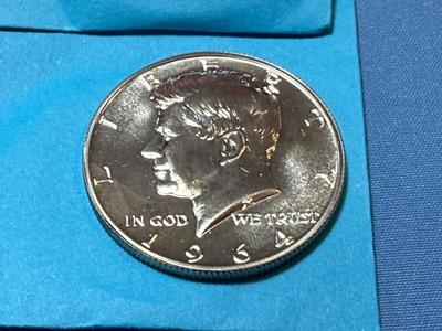(13) CHOICE PROOF KENNEDY 1964 PROOF SILVER HALF DOLLARS AT MELT SILVER AS PICTURED.