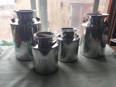 CUTE MILKCAN CANISTERS