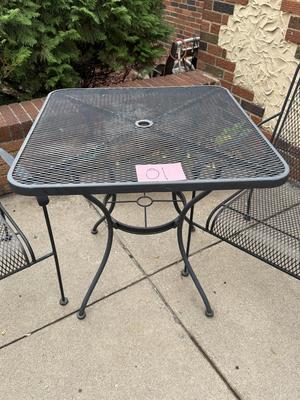 Sale Photo Thumbnail #4: O1- patio table with two chairs

30” x 30” x 30” – Table measurements