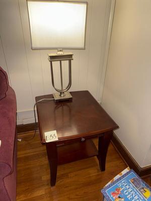 Sale Photo Thumbnail #57: E33-end table with table lamp