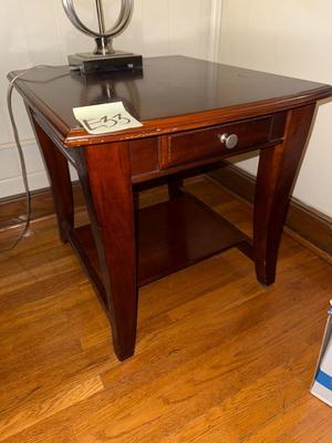 Sale Photo Thumbnail #58: E33-end table with table lamp